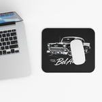 1956 Chevy Bel Air Mouse Pad – Black & White Classic Car Illustration
