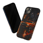 Challenger RT Phone Case, Rainy City Night Muscle Car Tough Cover