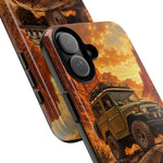 Land Cruiser FJ40 Classic 4x4 Red Rock Canyon Art Tough Phone Case