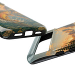 Leaping Golden Trout Lake Scene phone case | Tough Cover