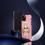 Shih Tzu Princess Kawaii Chibi Puppy Pet Dog Art Tough Phone Case
