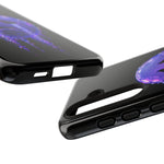 Glitch Sad Face Phone Case, Anime Melt Static Tough Cover