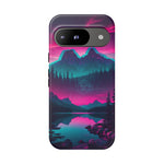2 Rounds Canada Retina Artwork Vaporwave Phone Case – Landscape Aesthetic