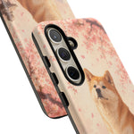 Akita Cherry Blossom Phone Case Sakura Dog Lover Gift