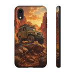 Land Cruiser FJ40 Classic 4x4 Red Rock Canyon Art Tough Phone Case