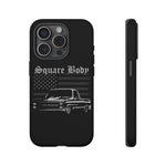 C10 Square Body Truck Phone Case Featuring Classic Chevy Pickup Artwork