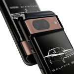 Vintage Galaxie 500 Phone Case | Classic Car Illustration, Black