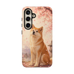 Akita Cherry Blossom Phone Case Sakura Dog Lover Gift