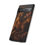 Burmese Golden Sable Portrait Art Tough Phone Case