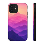 Pastel Mountain Haze Vaporwave Art Tough Phone Case