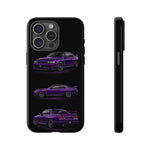 Purple R33 Skyline GTR JDM Sports Car Phone Case Tough Multi View