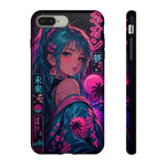 Vaporwave Kohat Pink Anime Girl Phone Case – Japanese Aesthetic
