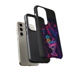 Neon Parrot Cocktails phone case | Tough Cases