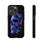 Holographic Skull Phone Case, Shattered Glass Iridescent Cover