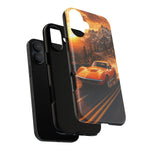1969 C3 Corvette Phone Case, Orange Mountain Pass Motion Blur