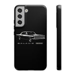 Vintage Galaxie 500 Phone Case | Classic Car Illustration, Black