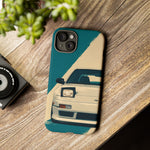 S13 Teal White Pop-up Tough Phone Case for JDM Fans