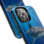 Tiger Shark Phone Case, Dappled Blue Water Tough Cover