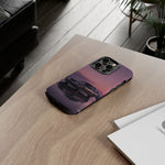 Sunset Skyline GT-R R32 phone case | car reflection, purple dusk