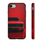 Classic 68 Charger Phone Case, Red RT Muscle Car Cover, Mens Gift