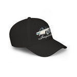 1960 Impala Bubble Top Low Profile Hat Classic Car Dad Cap White Teal