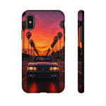 Fox Body Mustang Sunset Tough Phone Case - Palm Boulevard Poster