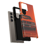 Orange Cuda Phone Case, 71 Classic Muscle Car Tough Cover