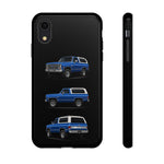 Blue K5 Blazer Off-Road SUV Tough Phone Case for Chevy Truck Fans