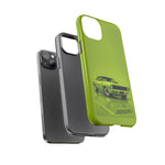 Green Cuda Muscle Car phone case for Gear Heads