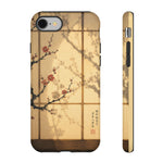 Plum Blossom Shoji Screen Phone Case Zen Art Tough Case