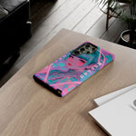 Neon Cyber Geisha phone case | Tough Case