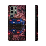 R35 GT-R Cherry Blossom Night Tough Phone Case - Wet Reflection