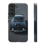 1969 Camaro SS Black Overhead Tough Phone Case Cover Gift Art