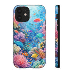 Underwater Coral Reef Phone Case | Colorful Tropical Fish Ocean Scene