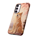 Akita Cherry Blossom Phone Case Sakura Dog Lover Gift