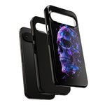 Holographic Skull Phone Case, Shattered Glass Iridescent Cover