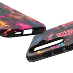 Neon Roller Skates Tough Case | Retro 80s Skate Night Phone Cover