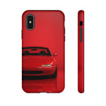 Red Miata Phone Case, NA MX5 90s JDM Roadster Tough Cover