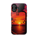 Basketball Court Sunset Phone Case | Tough Phone Case