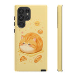 Orange Tabby Loaf Kawaii Chibi Pet Cat Art Tough Phone Case