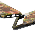 Cocker Spaniel Picnic Scene phone case | vintage dog art