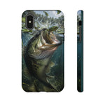 Largemouth Bass Phone Case, Frog Strike Cover for Freshwater Gift