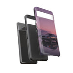 Sunset Skyline GT-R R32 phone case | car reflection, purple dusk