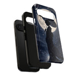 Geisha Parasol Moonlight Art Tough Phone Case