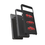 Red 370Z Sports Coupe Tough Phone Case for JDM Enthusiasts