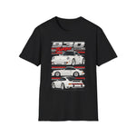 1980 Porsche 930 Turbo Gemballa Version II T-Shirt – 3-View Retro Racing Graphic