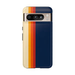 Retro Rainbow Stripe Phone Case | Tough Phone Case