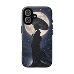 Geisha Parasol Moonlight Art Tough Phone Case