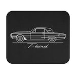 1966 Ford Thunderbird Mouse Pad Classic T-Bird Line Art Desk Mat Gift for Fans