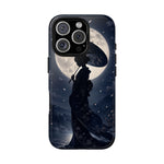 Geisha Parasol Moonlight Art Tough Phone Case